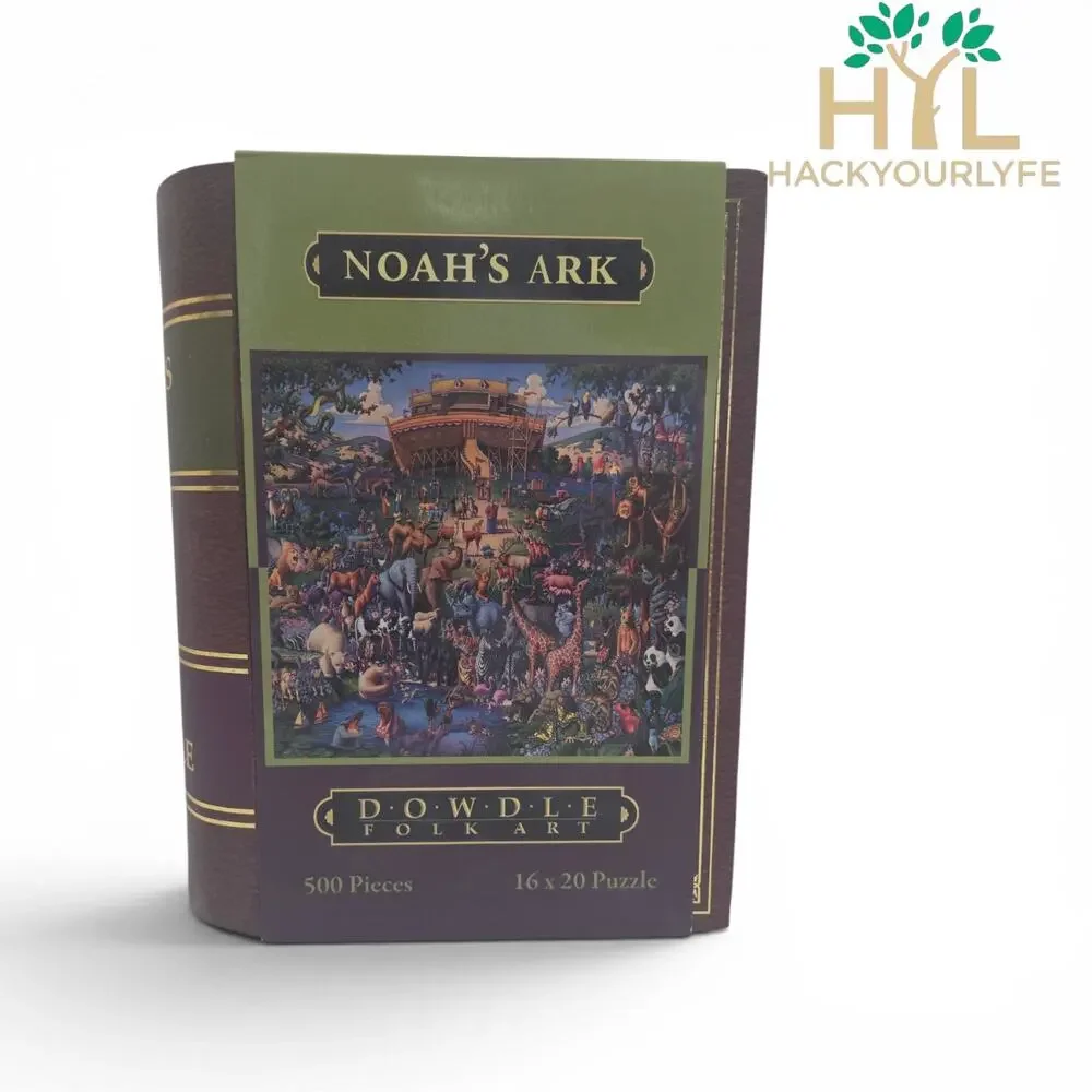 Noahs Ark Jigsaw Puzzle Eric Dowdle Storybook 500 Pieces New In Book Box